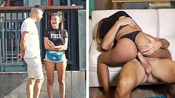 Oynat Seksi asyalı genç memeler dışında yakalandı ve onu kedi hakimiyeti altına aldı