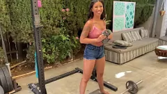play Ebony Pornstar Ameena Green Green Encounter hardcore
