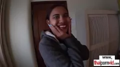 চালান স্লিম থাই টিন চেরির ওয়াইল্ড বাথ টাইম একটি ম্যাসিভ হোয়াইট ডিকের সাথে